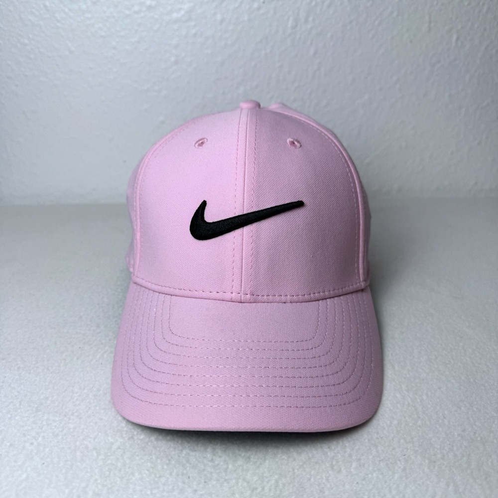 Nike Dri Fit Club Structured Swoosh Golf Cap Size L/XL Pink Hat FB5625-690
